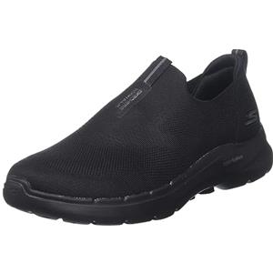 Skechers Gowalk 6 - Scarpe da Passeggio da Uomo, Elasticizzate, Senza Lacci, per Atletica, Nero, 10.5 X-Wide