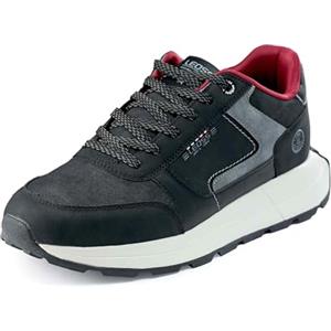 LEOSS ORIGINAL Scarpe da Walking Sportive Uomo Scarpe da Corsa con Lacci Casual Sneaker Running Tennis Scarpe da Escursionismo Allenatori (Nero, 40 EU, MLE255333-1)