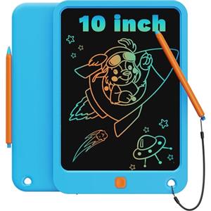 TEKFUN Tavoletta Grafica Bambini 10 Pollici, Lavagnetta Cancellabile Bambini Lavagnetta Magnetica, Bambin Giocattolo Giochi Regalo di Compleanno Bambina Bambino 2 3 4 5 6 + Anni (Blu)