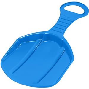 KOTARBAU® Slittino Da Neve - Plastica - 53x34x3.5 cm - Blu - Bob Slittino - con Manico - Slitta Neve Bambini - Leggero e Resistente