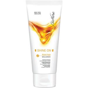 Bionike Shine On Balsamo Ristrutturante 200 ml - Ideale per Capelli Secchi e Colorati, con Olio di Melograno e Siliconi Ultraleggeri