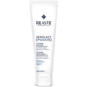Rilastil Xerolact Podos Lipogel Idratante 100 ml - Trattamento quotidiano per piante dei piedi e talloni