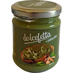 Lagunashop Crema Di Pistacchio Spalmabile 180g Dolcefette - Crema Dolce Cremosa, Densa, Con Pistacchi Sgusciati e Tostati - Per Pandoro Panettone - Natale 2022