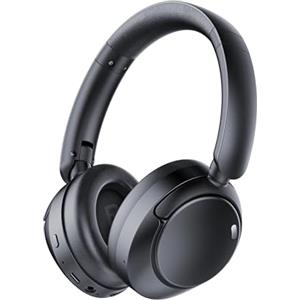 TIMU Cuffie Wireless Bluetooth 5.4 con Noise Cancelling, 6 EQ Modalità di Suono, Assistente Vocale, 120 Ore Di Riproduzione, Hi-Res audio, Bassi Potenti, Audio Lossless AUX, compatibili iOS e Android(Nero)