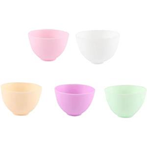 HOMSFOU Kit Di Trucco Spatola Per Il Viso Pennello Maschera In Silicone Ciotole Di Preparazione In Silicone Ciotola Di Trucco Per Il Viso Spazzola Ciotola Per Il