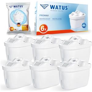 Watus Filtri, Compatibili con BRITA Maxtra+ e Maxtra, Maxtra Pro, Maxtra Plus, Made in Germany, Riducono Piombo, Cloro, Metalli Pesanti e Calcare Nell'acqua (6)
