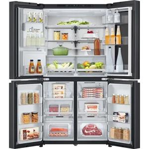 LG Frigorifero 4 Porte LG GMG960EVJE InstaView Classe E 638L Wi-Fi Dispenser UVnano No frost Nero