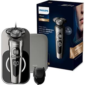 Philips Shaver Serie 9000 Prestige, Rasoio Elettrico Wet&Dry con SkinIQ (modello SP9860/16)