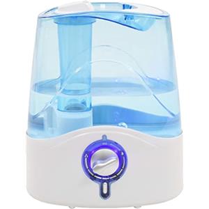 vidaXL Umidificatore Ultrasuoni con Nebbia Luce Notturna 6L Purificatore Aria