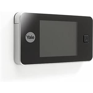 Yale Spioncino Elettronico Digitale 45-0500-1432-00-6011 Ottone, Visualizzazione dal Vivo, Telecamera di Alta Qualità, Angolo di Visione 105°, Sostituisce lo Spioncino Meccanico della Porta