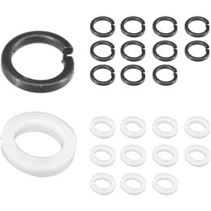 F Fityle 24 pz Chitarra Guarnizione Rondella per Pirolo Chitarra Distanziatore per Accordatore Accessorio per Chitarra Accordatore Peg Spacer Accordatore