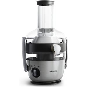 Philips Centrifuga Elettrica Frutta e Verdura Capacità polpa 2.1 Litri Potenza 1100 Watt colore Nero e Argento - HR1921/20 Avance Collection