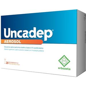 ERBOZETA SpA UNCADEP AEROSOL 20 Fiale Monodose da 5 ml per Trattamento Respiratorio