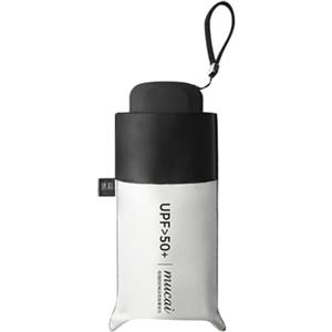 Generic Ombrello pieghevole - Ombrello portatile compatto | Mini ombrello da viaggio per borsa | Protezione solare UV compatta Sun leggero ombrello tascabile | Ombrello leggero portatile antivento per