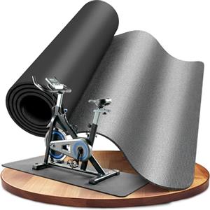 LILENO SPORTS Vida Sport, tappetino di protezione, per pavimento, per attrezzi da palestra, tappetino per allenamento, per fitness, colore nero, 60 x 120 cm