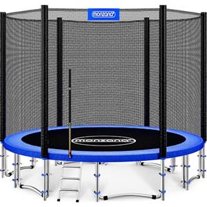 MONZANA® Trampolino da Giardino Ø427cm Set Completo con Rete di Sicurezza