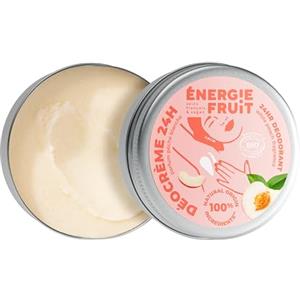 ENERGIE FRUIT | Deodorante crema 48 ore | Fragranza Pesca | BIO certificato da ECOCERT