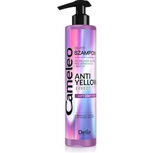 Cameleo - Shampoo Argento - Effetto Anti-giallo - Per Capelli Biondi, Grigi, Schiariti - Protezione UV - Per Uso Quotidiano - Riflessi di Platino, Shampoo Viola lo Schiarimento, la Cura - 250ml