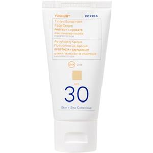 KORRES Yoghurt Tinted Sunscreen Face Cream SPF 30 50ml