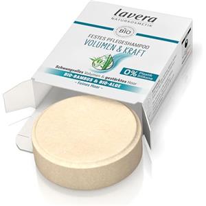 lavera Shampoo per la cura solida, volume e forza, senza siliconi, umidità intensiva e cura delicata, vegano, cosmetici naturali, 50 g