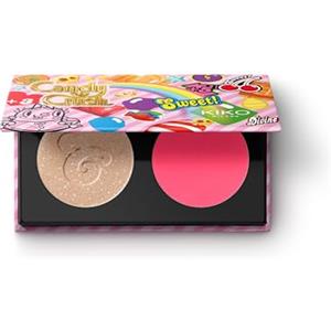 KIKO Milano Candy Crush™ Mega Blush & Highlighter Duo 02, Palette Viso Con Illuminante E Fard