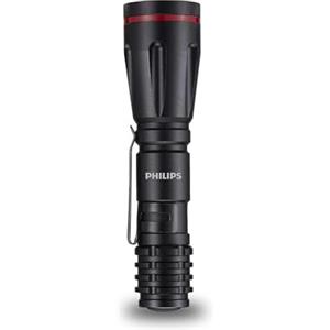 Philips SFL1001P/10 - Torcia a LED con 2 batterie AA (incluse) - 160 Lumen - Nero
