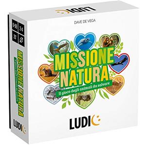 Ludic Missione Natura Il Gioco Degli Animali Da Salvare It27576 Gioco Di Società Per La Famiglia Per 2 - 4 Giocatori Made In Italy