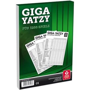 Ass Altenburger 22517117 - Blocco per Gioco di Dadi Yahtzee [Importato dalla Germania]