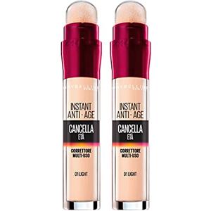 Maybelline New York Correttore Liquido il Cancella Età, Confezione da 2 Pezzi, Light