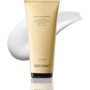 COCUNAT - Balsamo Rich - Capelli Secchi, Danneggiati o Tinti - Nutrienti Naturali - Senza Doppie Punte - Senza Increspature - Senza Silicone - Idratante - Adatto al Metodo Curly - 200 ml