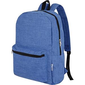Baroni Home Zaino a Spalla Foderato con Braccioli Regolabili e Manico, Borsa Unisex da Viaggio, Scuola, Vacanza Capiente con Tasca Frontale, 20L,10X46X39 cm, Blu