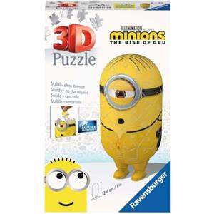 Ravensburger Puzzle 3D Minion Kung Fu 11230 - Minions 2 - 54 pezzi - per i fan di Minion dai 6 anni in su