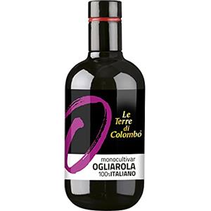 Le Terre di Colombo - Olio extravergine di oliva, 100% italiano, monocultivar Ogliarola, 500 ml