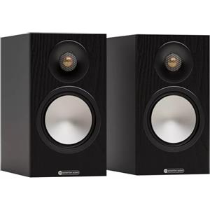 Monitor Audio Bronze 50 7G - Diffusore da scaffale Nero, 100 W, Bass-reflex, 8 ohm, Confezione da 2