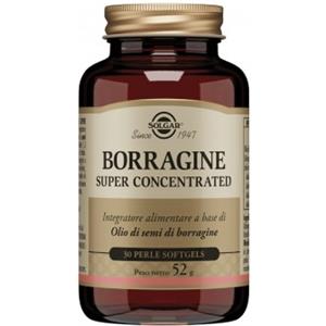 Solgar Borragine Super Concentrated - Integratore Alimentare 30 Perle Softgel con Olio di Semi di Borragine