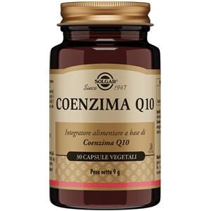 Solgar Coenzima Q10 - Integratore Antiossidante in 30 Capsule Vegetali per la Salute Cardiovascolare