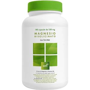 OTI Magnesio Bisglicinato 180 Capsule da 530 mg - Integratore con Vitamina B6 per Energia e Vitalità