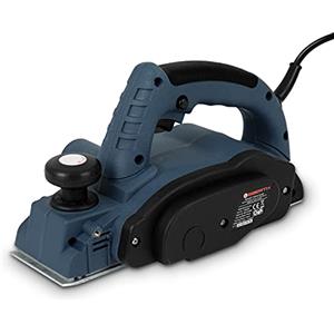 EBERTH Pialla Elettrica per Legno con Potenza 900Watt, profondità di taglio 2,6mm, larghezza di piallatura 82mm, Pialletto Elettrico con Arresto Parallelo, Sacchetto per la Polvere, Blocco Accensione