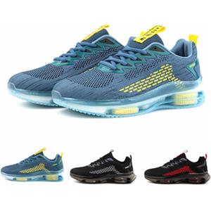 Hitmars Scarpe Running Uomo Scarpe da Corsa Ginnastica Trail Running Sportive Jogging Trekking Tennis Outdoor Scarpe Uomo Sneakers Nero e Blu N4 EU43