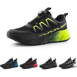 Hitmars Sneakers Uomo Scarpe Running Scarpe Sportive Corsa Ginnastica Palestra Cuscino d'Aria Antiscivolo Traspirante Mesh Ugr830 Verde EU 45