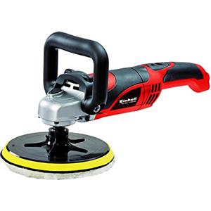 Einhell CC-PO 1100/2 Lucidatrice e Levigatrice per Auto, 1100 W, 1000 - 3500 Rpm, Rosso/Nero