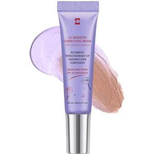 EONFAVE CC Cream Dull Correct, CC Creme cura automatica della carnagione con Centella Asiatica, fondotinta coreana con SPF 25, migliora la carnagione e idrata, impermeabile e durevole