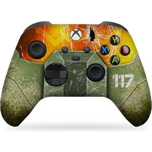 DreamController Halo Master Cheif X-box Controller Wireless compatibile con X-box One/X-box Series X/S Orgogliosamente personalizzato negli Stati Uniti con stampa permanente HYDRO-DIP (non solo una