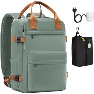 COOLIFE Zaino Ryanair 40x20x25 Sottovuoto Con Pompa | Sacco Sottovuoto Staccabile, Adatto a Grandi Borse Da Viaggio E Zaini per Laptop Da 15,6 Pollici, Ideale per Viaggi All'aperto E Di Studio