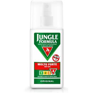 PERRIGO ITALIA Srl JUNGLE FORMULA MOLTO FORTE SPRAY ORIGINAL REPELLENTE ANTIZANZARA 75ML