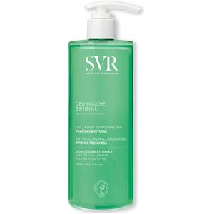 SVR Spirial Deo Douche Gel Doccia 2 in 1 400ml - Detergente e Deodorante per Tutti i Tipi di Pelle