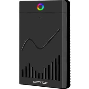 Storite Disco rigido esterno 1TB con connettore Type-C per PC - Nero | Memoria di backup e trasferimento dati veloce tramite USB C, compatibile con telefoni, Mac, Windows e giochi.