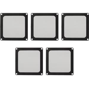 Plyisty Confezione da 5 Filtri Antipolvere per PC da 90 Mm per Ventola di Raffreddamento del Computer, Copertura Filtro in Rete Antipolvere con Telaio Magnetico