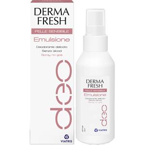 Dermafresh Emulsione Deodorante Delicato per Pelle Sensibile 75 ml - Senza Alcool, Profumazione Leggera