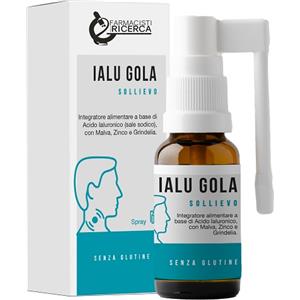 L.R.B. IALU GOLA SOLLIEVO - Integratore con Acido Ialuronico, Malva, Zinco e Grindelia - 30 ml